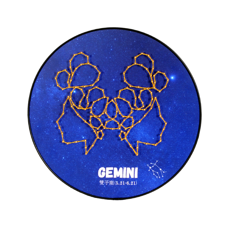 Gemini constellation string art kit