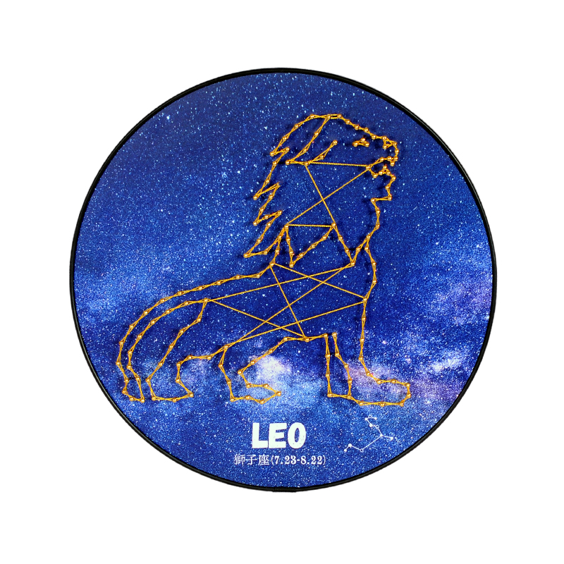 Leo constellation string art kit