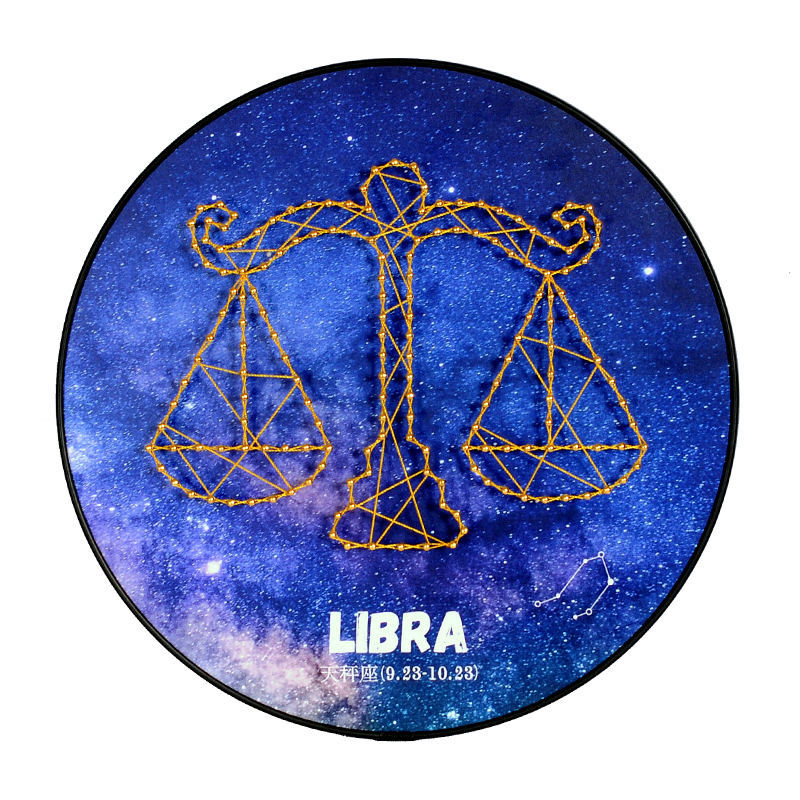 Libra constellation string art kit