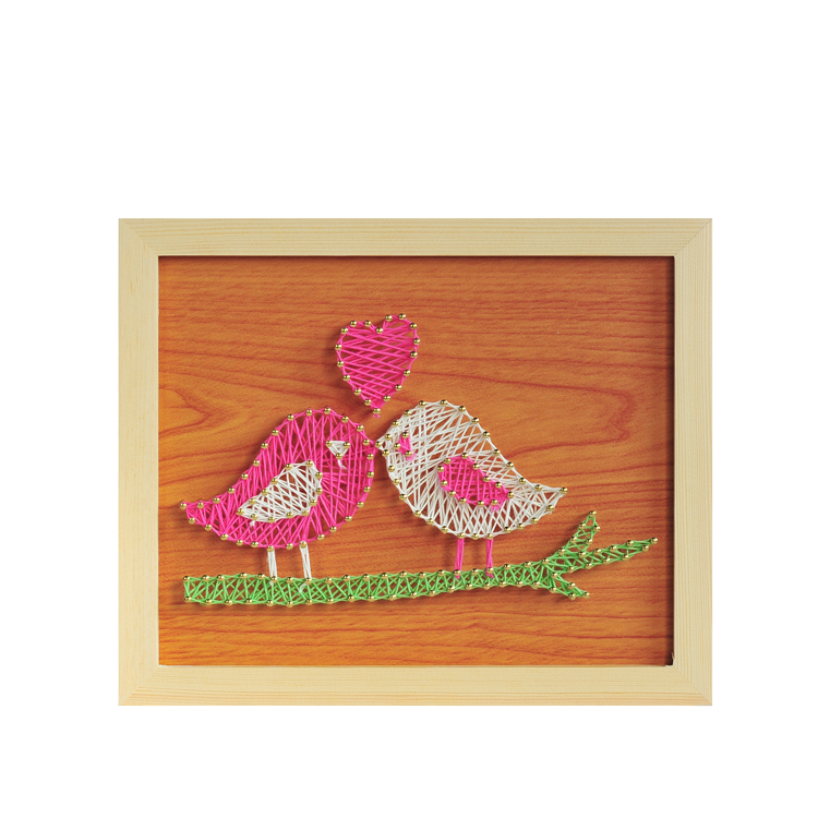 love birds string art romantic gift