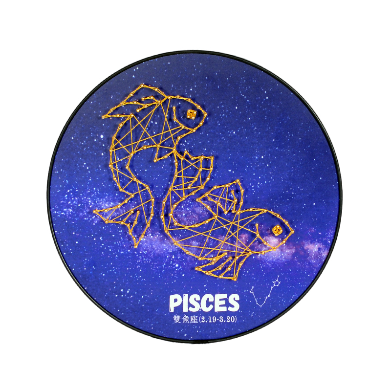 Pisces constellation string art kit