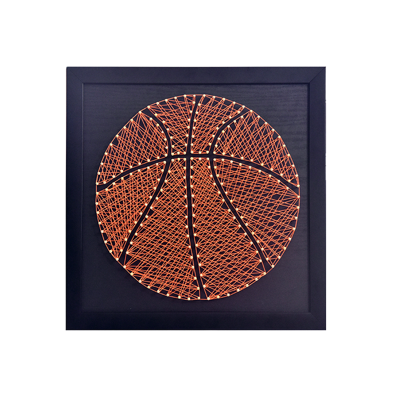 basketball string art diy kit