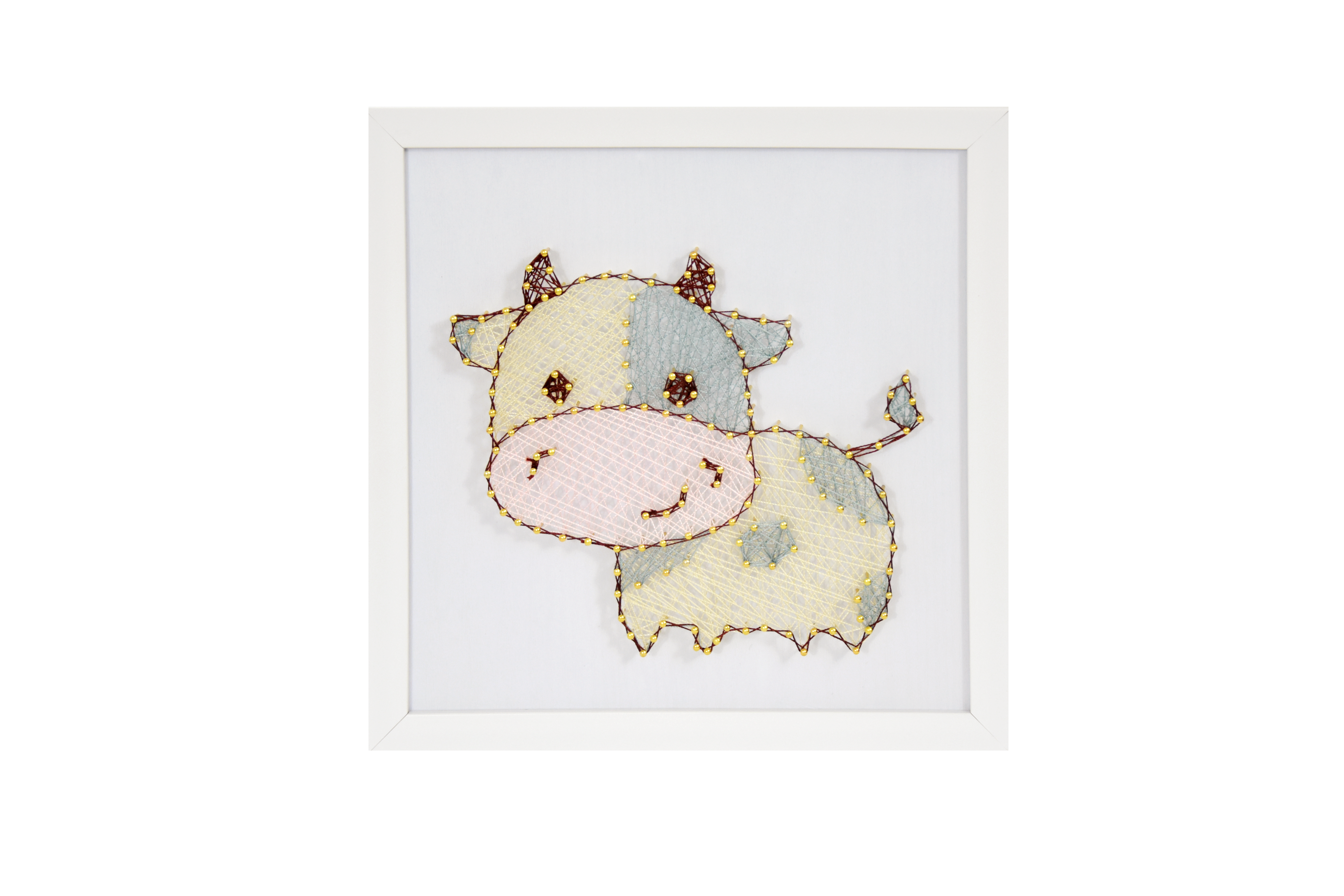 cow string art DIY wall decor