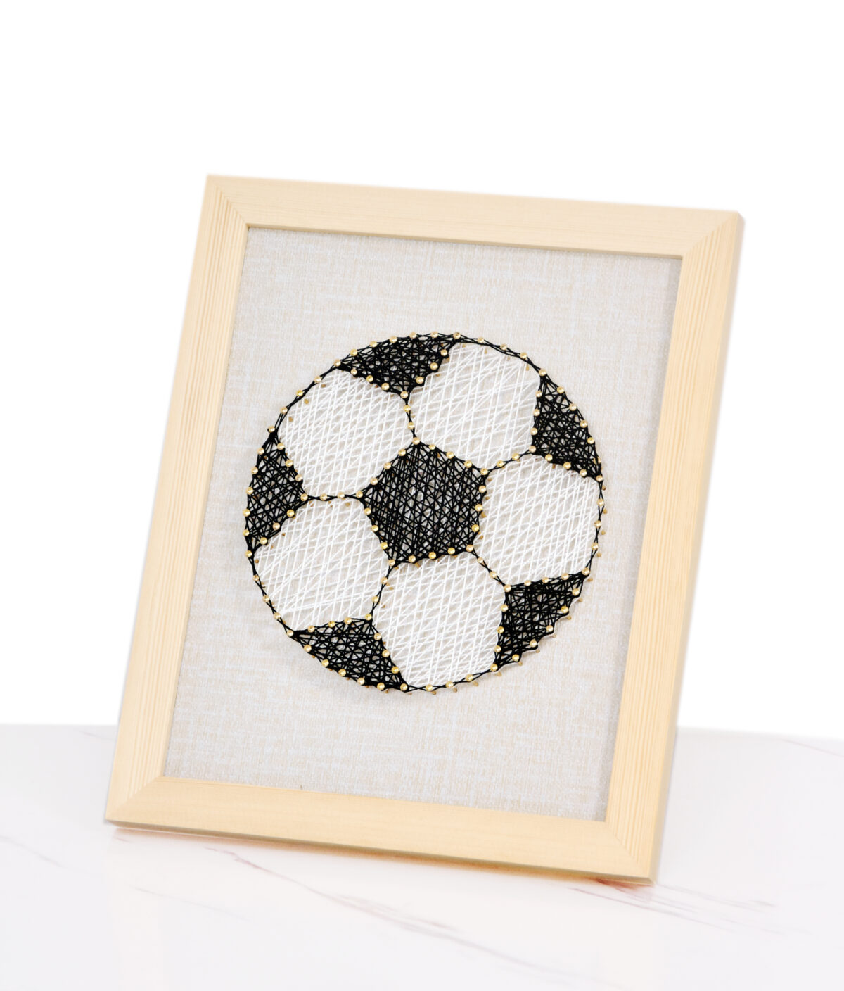 classic football string art handmade decor