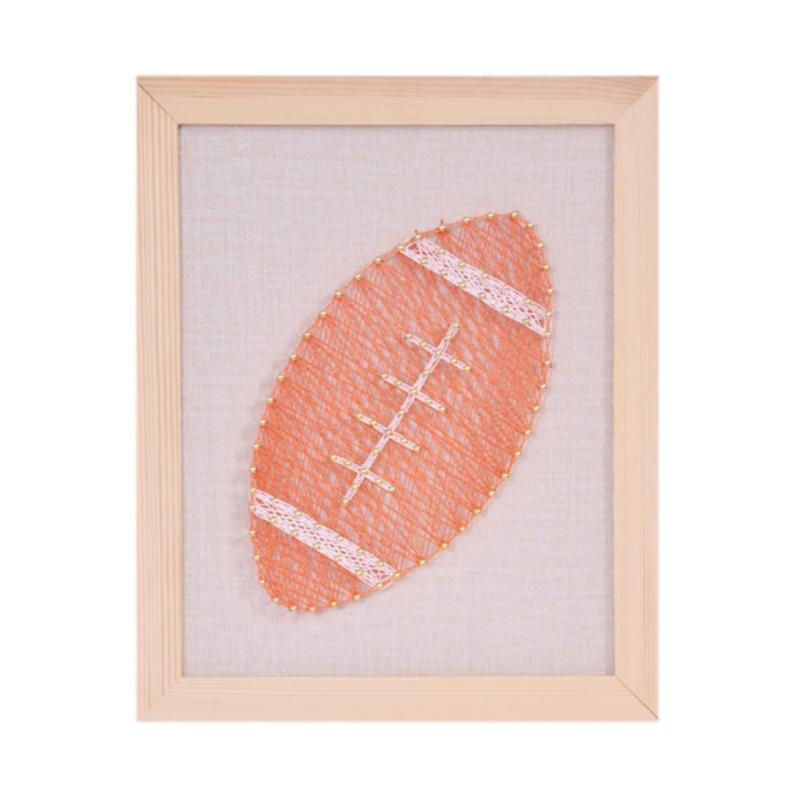 rugby string art wall decor