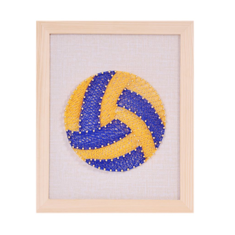 volleyball string art wall decor